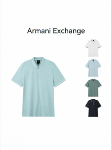 Áo Polo Nam Cotton LOGO Jacquard Tay Ngắn
