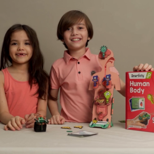 Smartivity Interactive Human Body Model for Kids 8-14 Years I Dynamic Body Parts & Organs + Learning Booklet Birthday Gift for Boys & Girls Educational Toy for 891011121314 Years | Science Kit | STEM Toy