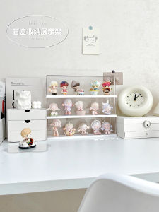 Acrylic Dustproof Figure Storage Box Display Shelf for Lego Ornaments Pop Mart Collectibles Home Organization Storage Box