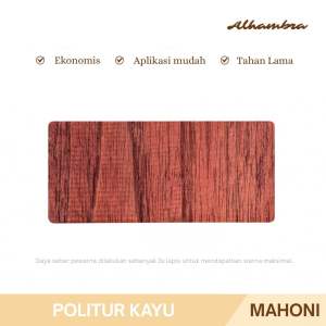 Politur Pewarna Kayu Woodstain Waterbased Botol 500 gr