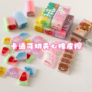 Penghapus Pensil Motif Kartun & Boneka: Desain Lucu & Unik