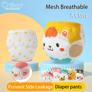 ORZBOD ผ้าอ้อมชุดชั้นในสำหรับ Celana Training เด็กวัยหัดเดิน6แพ็กกางเกงผ้าฝ้ายโปร่งซักได้สำหรับชั้นเรียนฤดูร้อน