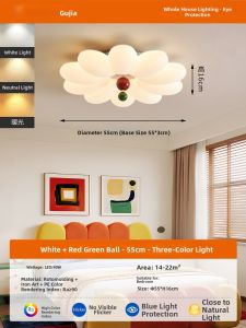 GUJIA | French Creamy Style Ceiling Light Warm for Children