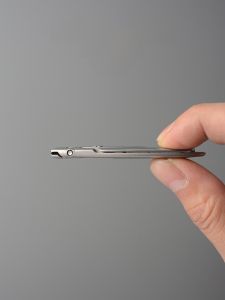 Ultra-Thin Portable Mini Nail Clippers Stainless Steel Keychain Nail Scissors Cute Compact Nail Care Tools for Adults