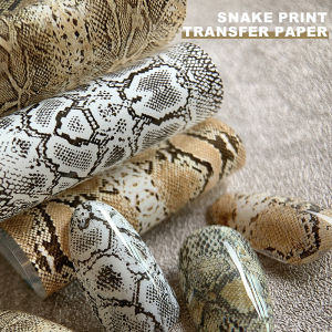 DIY Snake Pattern Nail Foils for Transfer Paper Sticker Ice Cube Sliders Adhesive Paper Wraps Gradient Nail Art Decorations
