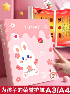 Transparent A4 File Folder Certificate Collection Album Boy Girl Honor Award Storage Bag A3 Sketchbook Storage Maternity Checkup