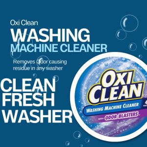 OxiClean Washing Machine Cleaner with ODOR BLASTERS (Pack of 1)