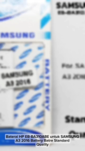 Baterai Samsung Galaxy A3 2016 A310 EB-BA310ABE Ori Batrai Batre HP