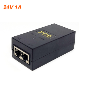 48V 0.5A&24V 1A  Desktop POE Power Injector Ethernet Adapter Surveillance CCTV for IP Camera Power Supply