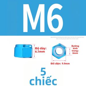 BAIRUITE | Đai Ốc Nylon Đa Màu M2-M8