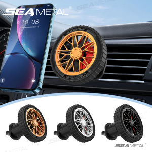 SEAMETAL Magnetic Car Phone Holder Vent Wheel Styling Phone Holder Stable And Silent Car Navigation Holder