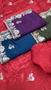 [Pre Order] SOFT LICHI SILK Saree (Normal / Ready To Wear) ~ Delivery Lead Time : 10 days