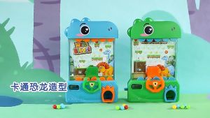 【The Toy House】⚡Ready Stock⭐ Children Pinball Game Fun Ball Catching Machine Catch Ball Dream Space Candy Game Dinosaur Early Learning Education Toys Parent-child Interactive Tabletop Game Machine Gumball Toys Machine Budak Mesin Permainan Meja Pinball Bo