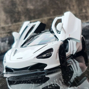1:32 Scale Mclaren 720S Alloy Car Model Diecast Car Sound Light Car Lovers Collection Kids Birthday Gift Metal Boys Toys