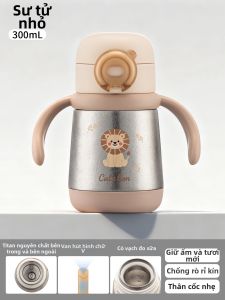Tafuco | Cốc Cách Nhiệt Chống Hóc Có Hình Cartoon Bằng Titanium Cho Trẻ Sơ Sinh Và Đứa Trẻ