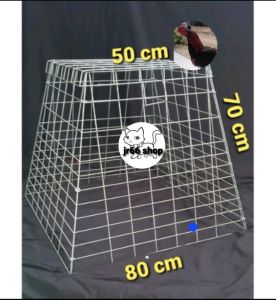 KANDANG/ KURUNGAN AYAM PIRAMID UKURAN 80x70x50 cm