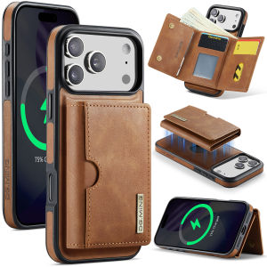 szhaiyu | Thirfold Style Magnetic Leather Wallet Card Holder Phone Case For iPhone 18 17 16 15 14 13 12 11 Pro Max Plus 17Air 17E 16E