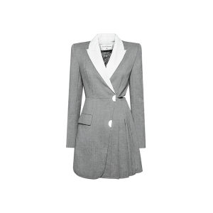Lace Hollow Out Academy Style Suit Dress