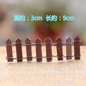 Creative Moss Micro Landscape Ornament Artificial Flower Fence Flexible Handicraft DIY Material Succulent Flower Pot Small Ornaments