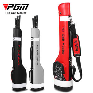 PGM ถุงกอล์ฟสำหรับผู้ชายผู้หญิงที่มีน้ำหนักเบาเป็นพิเศษกันน้ำแบบพกพากระเป๋าวันอาทิตย์กอล์ฟมี5ไม้กอล์ฟ