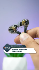 Rippods Ripple REP-670 Wired In-Ear Earphone with Stereo Mic & Handsfree 3.5mm & Type C