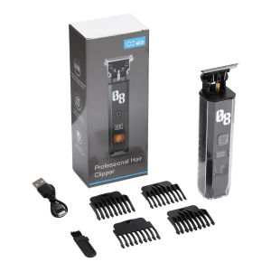 Afdeal | Mens Hair Clipper Cordless Hair Trimmer Beard Trimmer Rechargeable Hair Cutting Grooming Kit with LED Display Barber Clipper