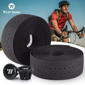 West Biking | WEST BIKING 2/4/10 Pairs Bicycle Handlebar Tape High Elastic Breathable Road Bike Bar Tape Shock Absorbing Adhesive Handle Cover