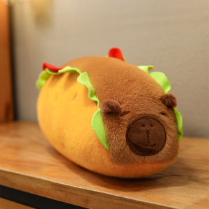 Đồ Chơi Gấu Bông Hình Chuột Nước Capi Pulla Hot Dog Đồ Chơi Búp Bê Nhồi Bông Cho Bé Gái Quà Tặng Ngày Ngủ Đồ Chơi Nhồi Bông Cho Người Lớn