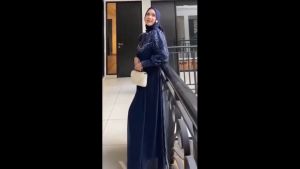 Gamis Wanita Dewasa SHENNA GOWN CERUTY MIX BRUKAT Baju Dress Kondangan Muslim Mewah Elegan Viral
