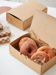 Creative Catering Light Food Takeaway Breakfast Packing Box Brunch Food Fast Food Breathable Fried Chicken Box Disposable Tableware