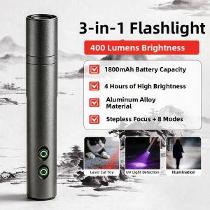 deli | Professional Jewelry Appraisal Flashlight High Power Blue and Purple Light