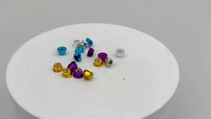 4 Chiếc Ốc Khóa Bánh Xe Kim Loại M4 Dành Cho Xe RC 1/10 Xe Crawler Axial SCX10 90046 Capra AXI03007 TRX4 TRX6 Redcat Gen8 MST CFX