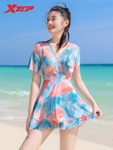 XTEP | Conservative Slimming One-piece Tummy-Control Swimsuit