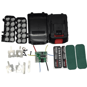 18V 21V Screwdriver Battery Case 5X 10X 15X 18650 Holder 5S 50A Bms Welding Nickel Suitable for 6Ah to 14Ah Electric Drill Use