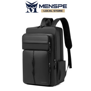 MENSPE Men Backpack Laptop Backpack Business Travel Bag Waterproof Backpack College Fashion Backpack Casual Shoulder Bag Anti Theft Back Pack School Bag Accommodates 15.6inch Notebook
