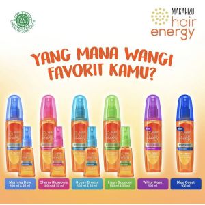 Makarizo Vitamin Rambut Hair Energy Scentsations & Body Fragrance + UV Protection MORNING DEW 30 ML