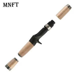 MNFT 1 Set Casting Reel Seat Composite Cork Fishing Rod Handle Split Grip Repair Pole Building Stick Replacement Tackle
