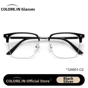 Colore.in | Half-Rimmed Anti-Blue Light Prescription Glasses