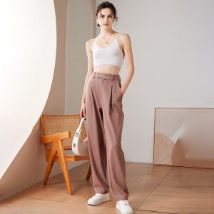 New 100% Pure Cashmere Strap Vest Womens V-neck Knitted Camisole Inner Wear Outer Wear Beautiful Back Striped Knitted Tube Top