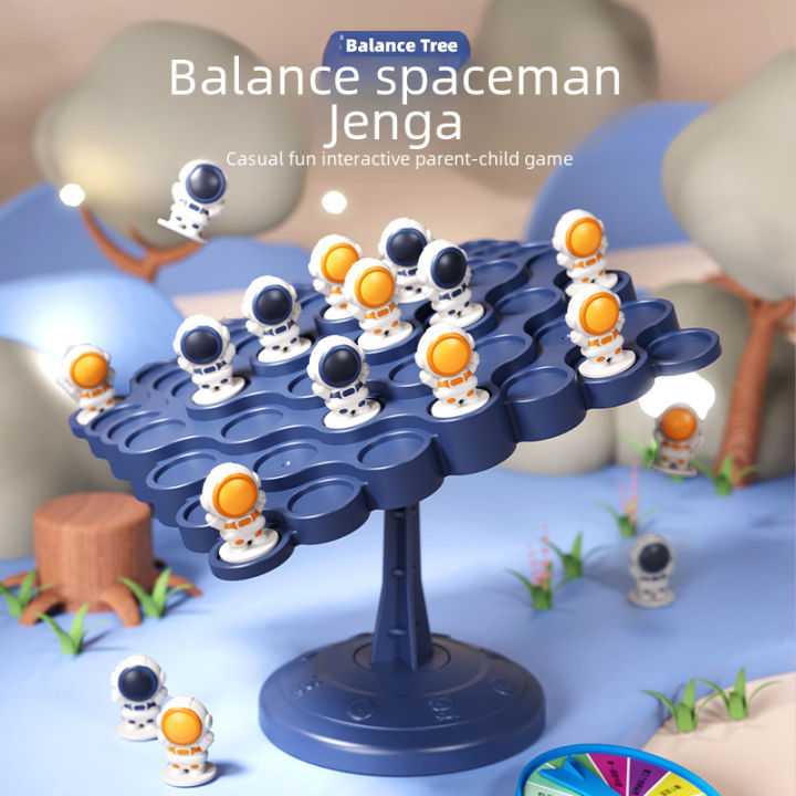 Astronaut Balance Stacking Game, Spaceman Desktop Toy for Kids, Fun ...