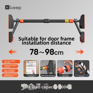Keep | No-drill Indoor Home Use Pull-up Bar with Rings