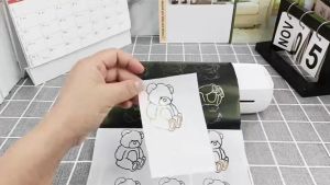 Portable A4 Thermal Printer: Mini Bluetooth Label Printer & PDF Contract Text Printer