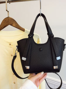 2025 New Design Ladies Commuter Bucket Bag Casual Crossbody Shoulder Bag Versatile Leisure Handbag Small Size PU Leather