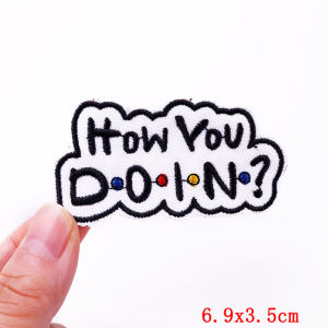 Believe Yourself/Choose Kindness Embroidery Patch Iron On Patches For Clothing thermoadhesive Patches On Clothes Jacket Sew DIY