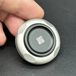 Mini Magnetic Coin Tactile Push Card Skateboard Ratchet Fidget EDC Stress Reducing Anti-Stress Metal Fingertip Gyro Toy