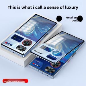 BOSKJUE | Ốp Lưng Bảo Vệ Có Nắp Chống Bụi và Khung Kim Loại cho Nubia Z60 Ultra