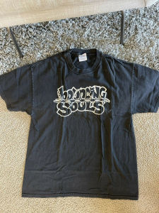 Souls Camiseta Punk Rock Des Années 90 T À Manches Courtes En Coton Imprimé Vintage Américain