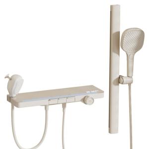 SSWW | Bộ Vòi Hoa Sen Điều Chỉnh Nhiệt Độ Số Hóa Màu Trắng Với Kệ Lưu Trữ Lớn Cho Trẻ Em