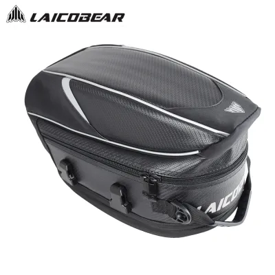 Motorcycle Back Seat Bag Waterproof Large Capacity Motorcycle Tail Bag Universal Motorbike Travel Luggage Saddle Bag
