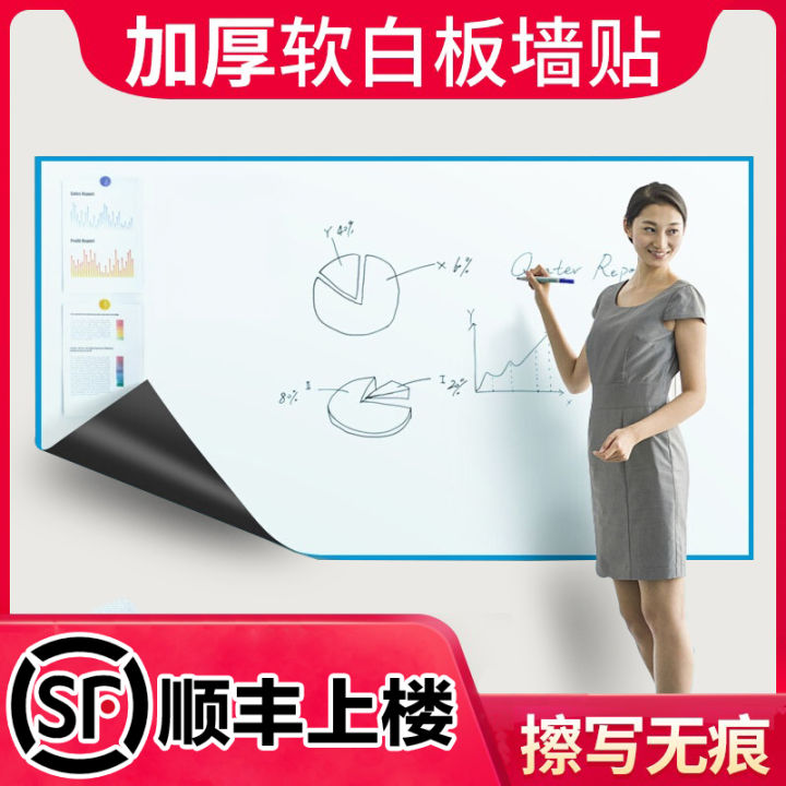 Soft Whiteboard Wall Sticker Removable NonHurt Wall Writing